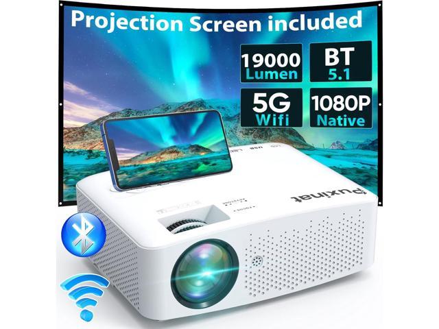  Proyector Bluetooth Native 1080P 5G, WiFi Bluetooth