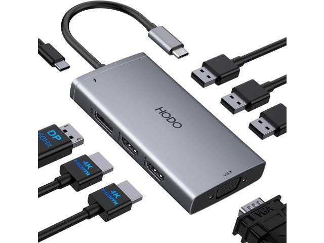 thumbnail image 2 of Buy USB C Laptop Docking Station Dual Monitor, Tiergrade 12 In 1 USB C Hub Dock With 2 Hdmi 4 K Display Port Ethernet 100 W Pd 4 Usb Ports Tf Sd For Dell Hp Lenovo Mac Book Pro Laptop With Thunderbolt 3 2 of 13