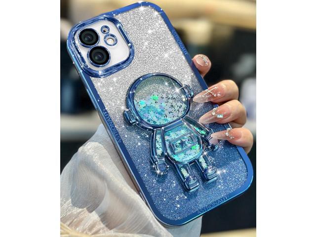 NeweggBusiness - Loheckle for iPhone 11 Case - Women Girls Cute Glitter with Camera Lens Protector Cover Astronaut Liquid Girly Sparkle Sparkly Aesthetic Bling Shiny Design Phone Case for iPhone 11 6.1'', Blue NeweggBusiness - Loheckle for iPhone 11 Case - Women Girls Cute Glitter with Camera Lens Protector Cover Astronaut Liquid Girly Sparkle Sparkly Aesthetic Bling Shiny Design Phone Case for iPhone 11 6.1'', Blue