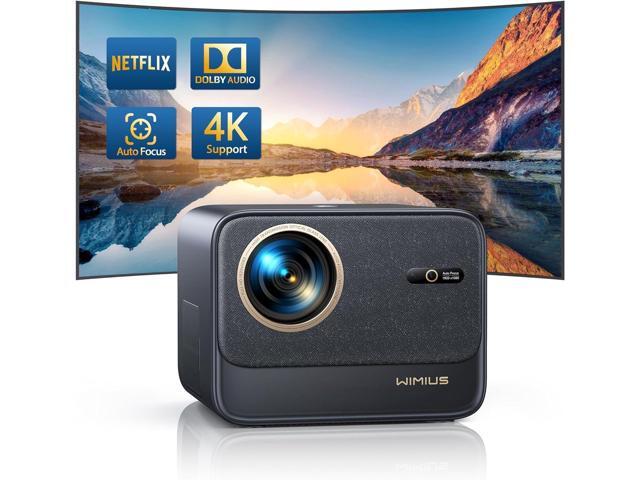 WiMiUS プロジェクター 700ANSI 1080P NeweggBusiness - 4K Projector with Wifi6 & Bluetooth, WiMiUS