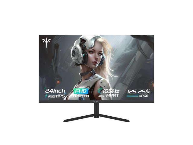 KTC 24 Inch Gaming Monitor 165Hz Full HD 1920 x 1080 Fast IPS, 1ms