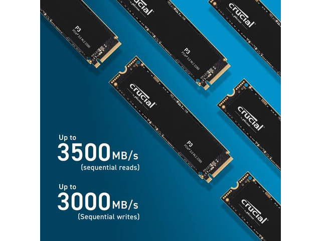 NeweggBusiness - Crucial CT4000P3SSD8 P3 4TB PCIe 3.0 3D NAND NVMe