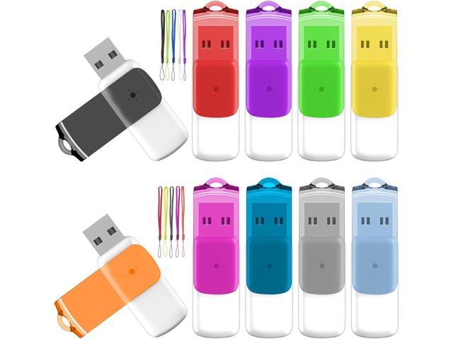 NeweggBusiness - AGECASH 2GB USB Flash Drive 10 Pack USB Stick 2GB USB  Drive Bulk USB 2.0 Thumb Drive Swivel Plastic Pendrive Zip Drive USB Jump  Drive Memoria USB Memory Stick for