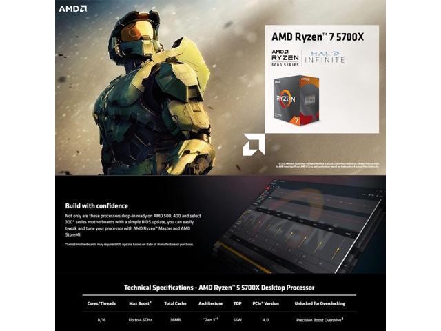 NeweggBusiness - INLAND Micro Center AMD Ryzen 7 5700X 8-Core, 16