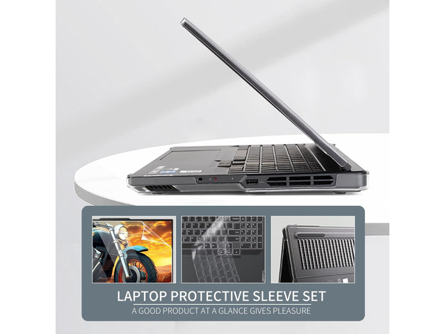 Immoenuc 4-in-1 Laptop Case For 2023 Legion Pro 5 16 Inches Hard Shell Protective Cover Legion Pro 5 16ARX8/16IRX8 Keyboard Cover & Screen Film