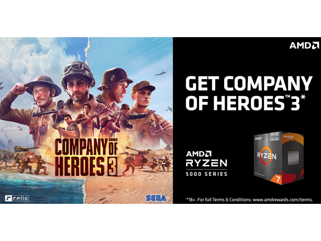 AMD Gift - Ryzen 5000 Series CPU - Company Of Heroes 3 Game Bundle - Q1 ...