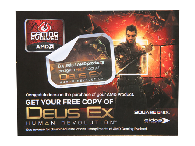 AMD Gift - DEUS EX Coupon - Newegg.com