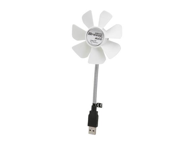 ARCTIC Breeze Mobile USB-Powered 92mm Portable Fan, Portable Cooling Solution, Quiet Fan - White