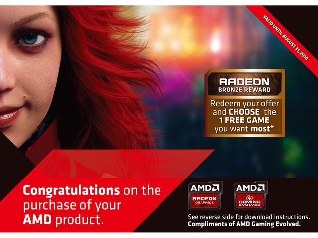 GIFT AMD BRONZE 1 GAME 2014 (Up to $50 Retail Value)