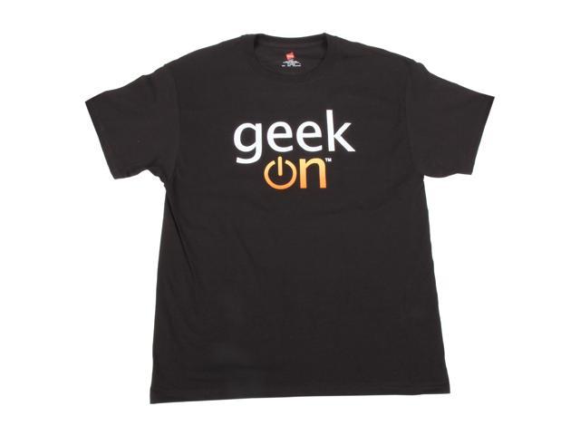 Limited Edition Geek On Black T-Shirts Large