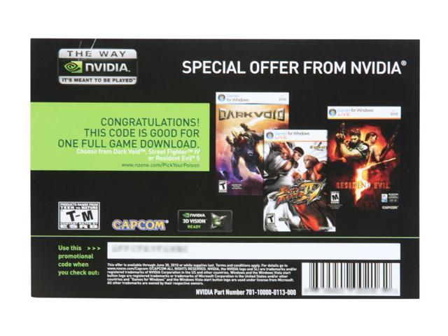 NVIDIA Gift - "Pick Your Poison" Free Game Coupon