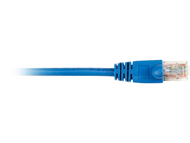 Black Box CAT6PC-010-BL Snagless Cat6 Ethernet Cable 10ft Blue Cord