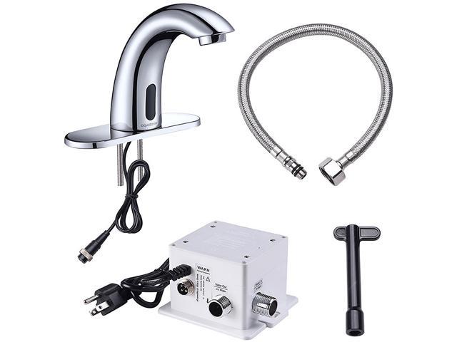 Automatic Electronic Sensor Touchless Faucet Hands Free Bathroom Vessel ...