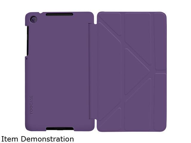 roocase Google Nexus 7 2013 Case - Slim Shell Origami [Portrait / Landscape / Typing View] Stand Cover for Nexus 7 FHD 2nd Gen (Supports Auto Sleep/Wake), Purple