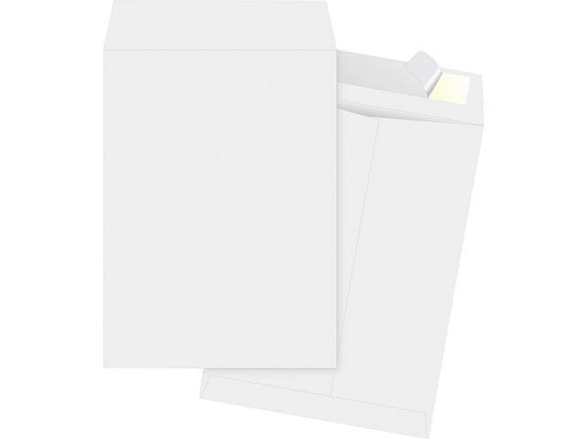 Business Source BSN65773 Open-End Envelopes- Plain- 10in.x15in.- White ...