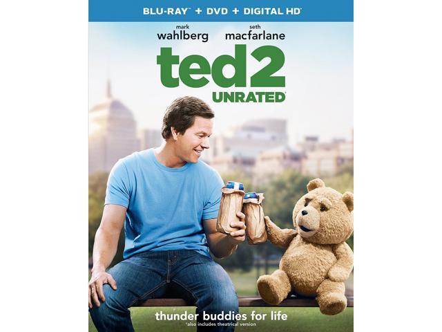 Ted 2 (Blu-Ray + DVD + Digital HD with UltraViolet) Mark Wahlberg, Amanda Seyfried, Seth MacFarlane, Morgan Freeman, Jessica Barth