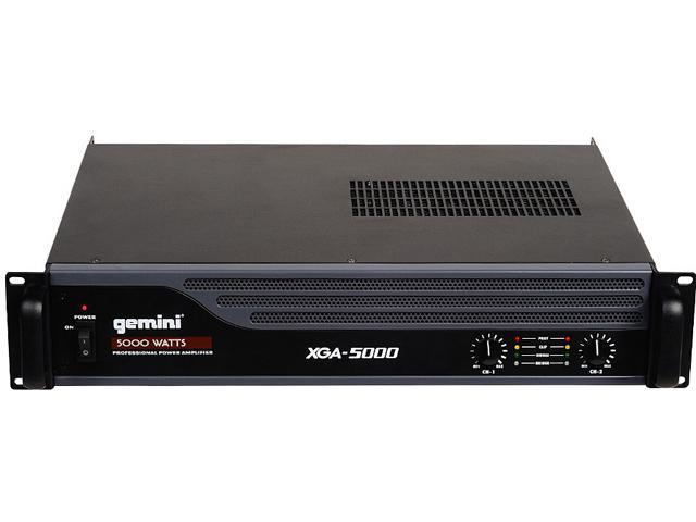 NEW! GEMINI XGA-5000 5000W Portable Professional Power Amplifier DJ Stereo Amp