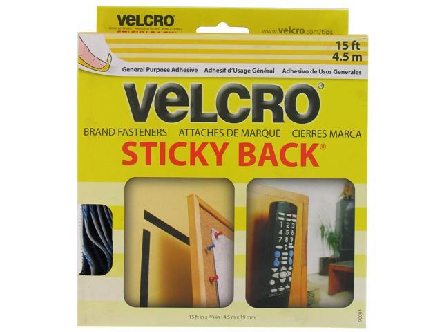 VELCRO Brand 15/' x 3//4/" Tape Navy Sticky Back