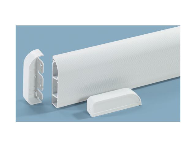 Wiremold C800 Cablemate Baseboard Channel With 2 End Caps