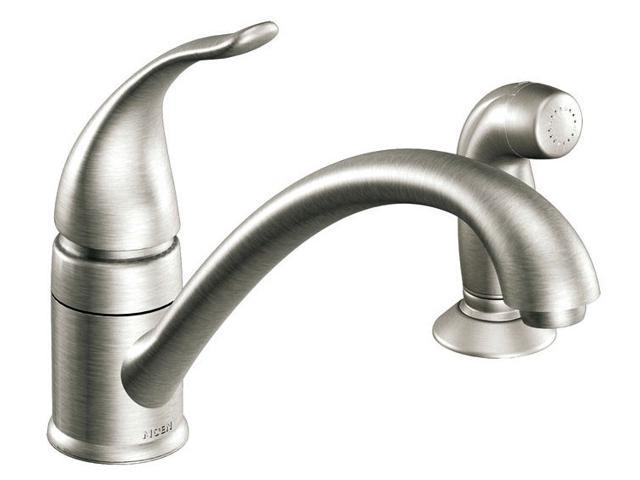 MOEN CA87480CSL Torrance One Handle Low Arc Kitchen Faucet Stainless Steel