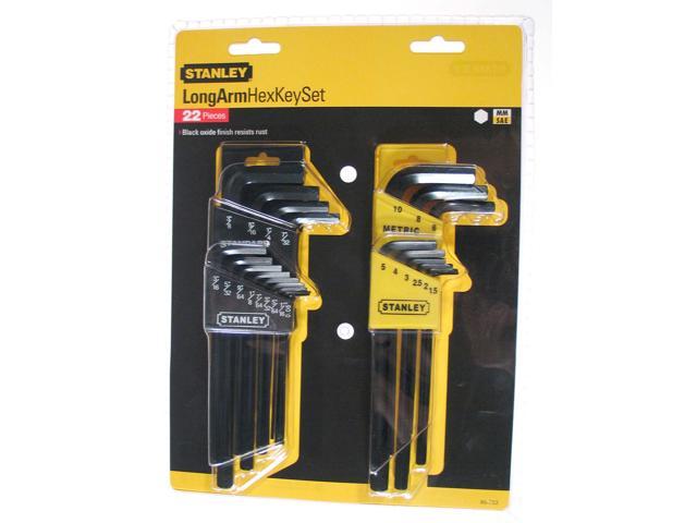 Stanley Hand Tools 85-753 22 Piece Long Arm Hex Key Set