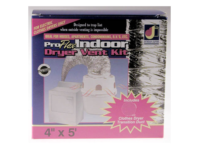 Dundas Jafine White Indoor Electric Dryer Exhaust Vent Kit – Model TDIDVKZW