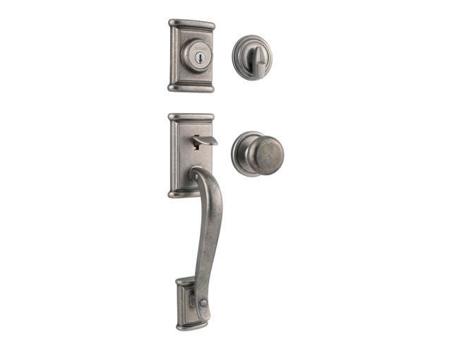 Kwikset Signature Series 98001-136 Rustic Pewter Smartkey™ Ashfield ...