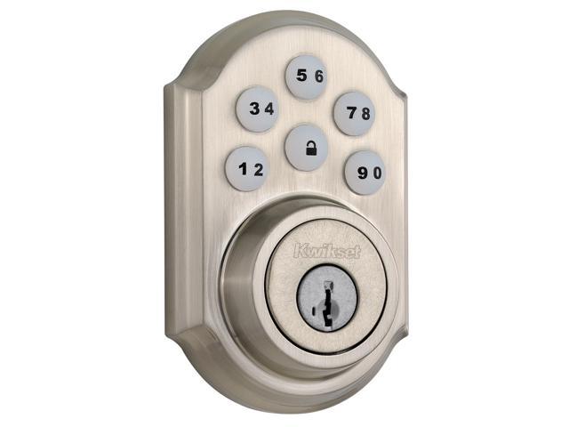 Kwikset 909 15 SMT CP SmartCode Electronic Single Cylinder Deadbolt ...