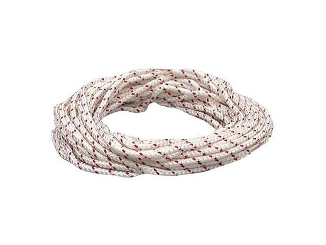 The Lehigh Group BPE1050W 50' White & Red Polypropylene Diamond Braid ...