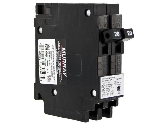 Murray 20 Amp 2 Pole Twin Circuit Breaker MP2020 for sale online 
