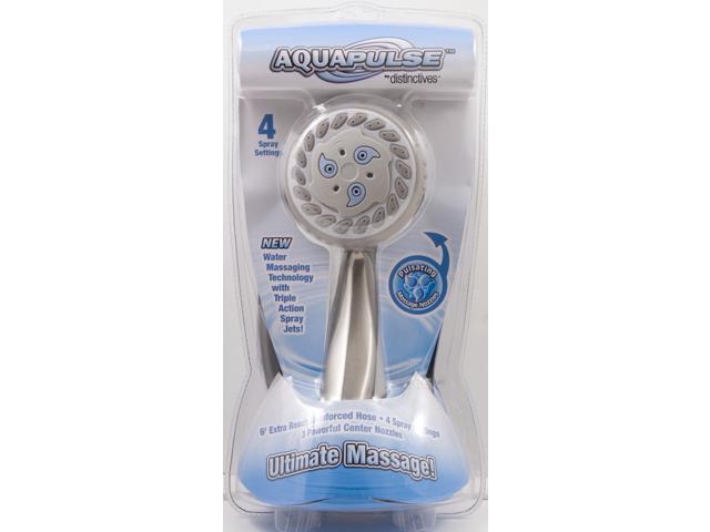 Waxman Consumer Group 8653000 Brushed Nickel AquaPulse Handheld Pulsating Shower Head