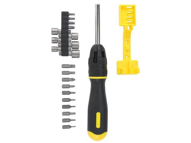 STANLEY TOOLS INC 20 Piece Multi Bit Ratcheting SD Set - Newegg.com