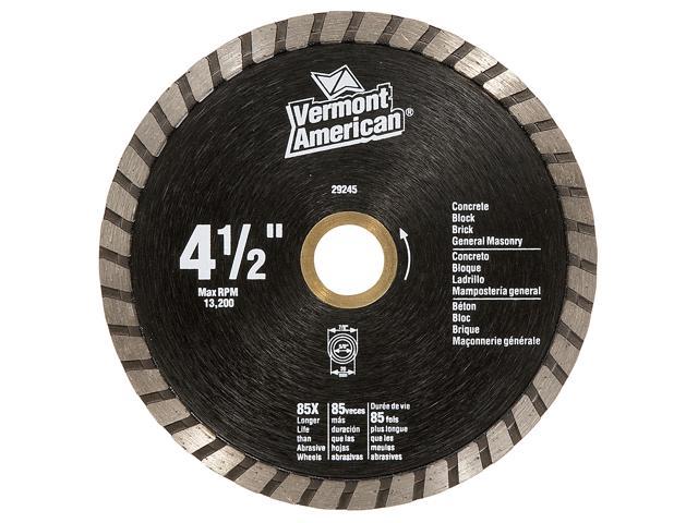 Vermont American 29245 4-1/2" Premium Turbo Diamond Blade