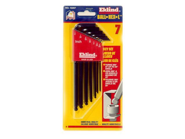 Eklind Tool Assorted SAE Long And Short Arm Hex Key Set Multi-Size In - Foto 4