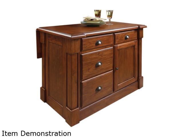 Home Styles 5520 94 Aspen Rustic Cherry Kitchen Island 