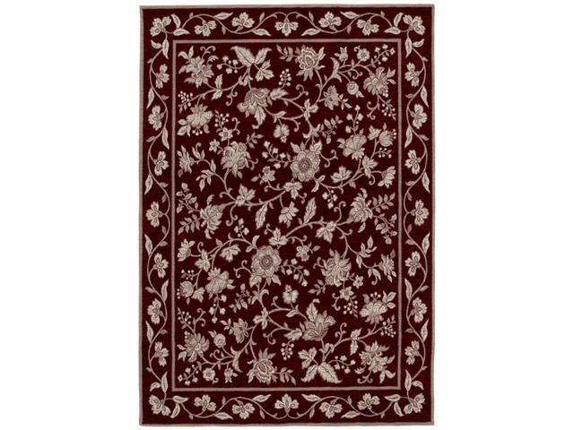 Shaw Living Renaissance Alexandria Area Rug Cranberry 3'6