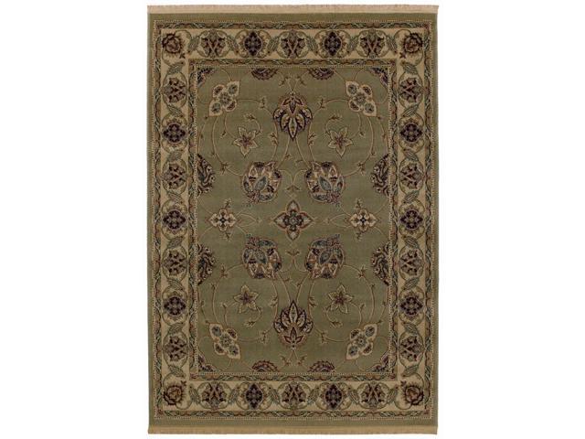 Shaw Living Kathy Ireland Home Essentials French Countryside Area Rug Celadon 3'10" x 5'7" 3X72229330