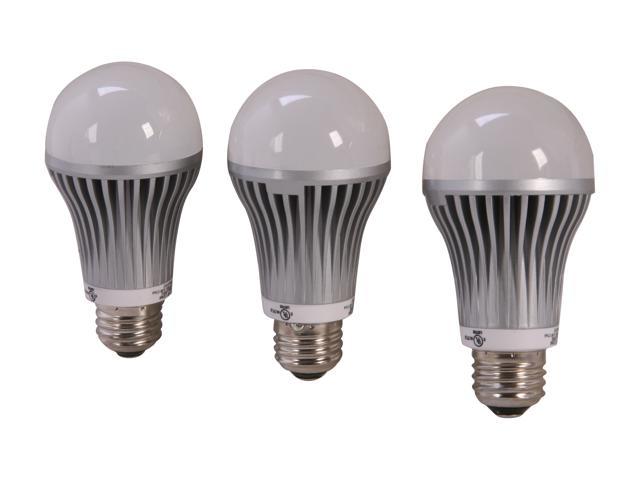 Aluratek ALB10C 75 W Equivalent Cool White A19 LED Light Bulb (3 Pack)