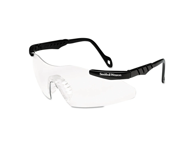 Smith And Wesson Magnum 3g Safety Glasses Black Frame Clear Lens