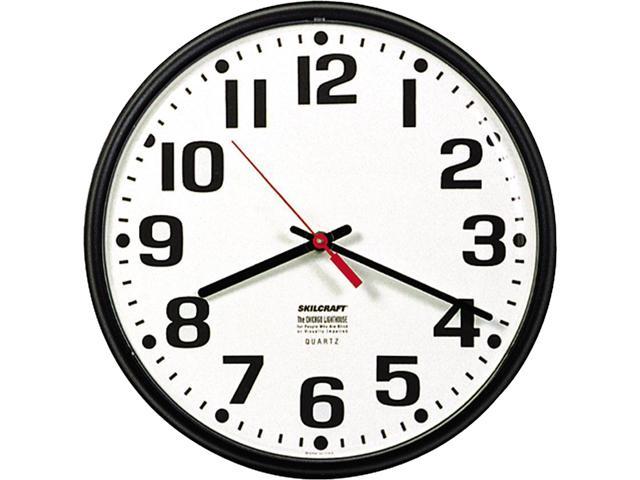 SKILCRAFT Slimline Wall Clock - Newegg.com