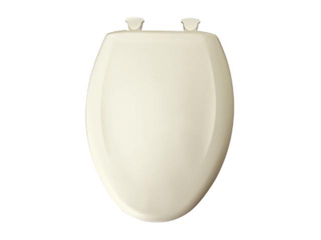 Bemis 380SLOWT 346 Whisper Close Elongated Closed Front Toilet Seat Biscuit