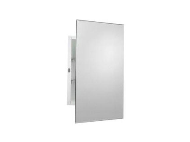 Zenith Mm1027 16 Frameless Mirrored Swing Door Medicine Cabinet Newegg Com