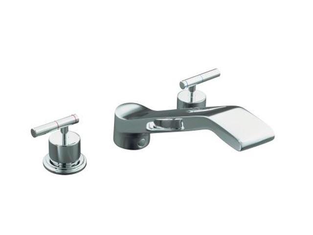 Kohler K-t8230-4-cp Taboret Deck-mount High-flow Bath Faucet Trim With 