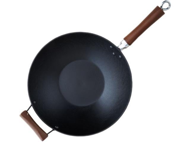 gloab kitchen light cast iron wok