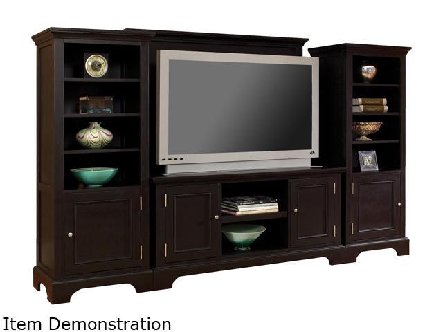 Home Styles Bedford 5531-44 Transitional Black 4PC Entertainment Center