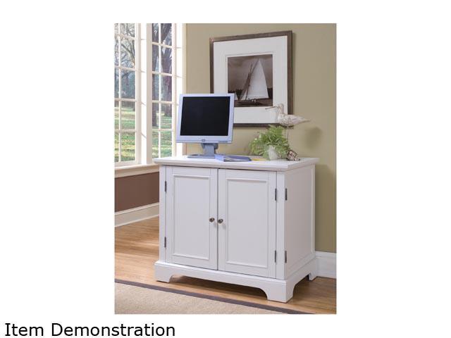 Home Styles 5530 19 Naples White Compact Computer Desk Naples White Compact Computer Desk