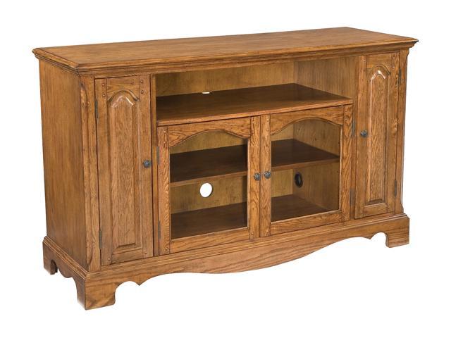 Home Styles Country Casual 5538-10 Transitional Distressed Oak TV Credenza