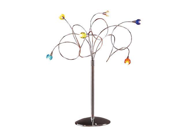 LumiSource Firefly Table Lamp Chrome / Multi color Sconces