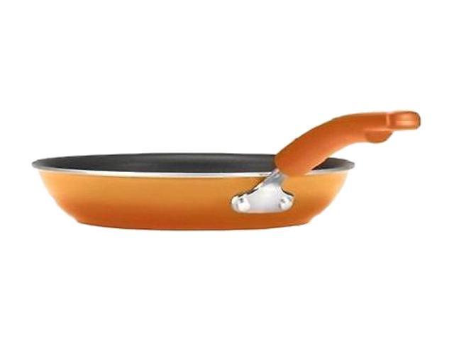 Rachael Ray Hard Enamel Nonstick 16-Piece Cookware Set, Gradient Orange 