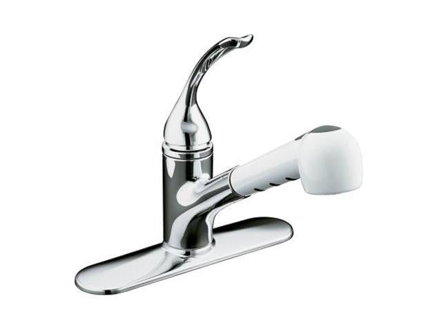 kohler coralais pull out kitchen sink faucet k 15160